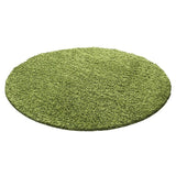 Green Fluffy Rug Large Shaggy Modern Plain Carpet Small Bedroom Round Fluffy Mat