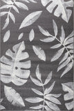 Dark Grey Rug Modern Floral Pattern Anthracite Carpet New Large Bedroom Area Mat