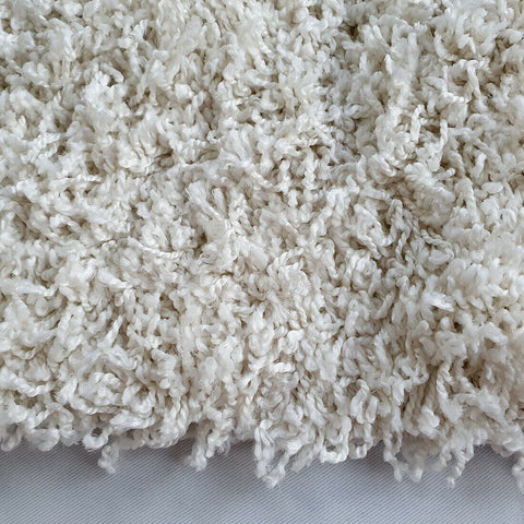 Shaggy Rugs White Cream Soft Fluffy Rug Long Pile Living Room Bedroom Carpet Mat