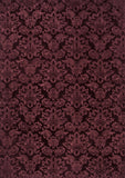 Mauve Purple Rug Damask Stile Floral Oriental Carpet Living Room Bedroom Rug Mat