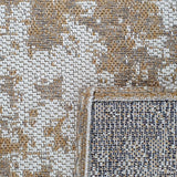 Modern Abstract Rug Mustard Beige Cream 100% Cotton Large Small Woven Carpet Washable Flatweave Area Mat