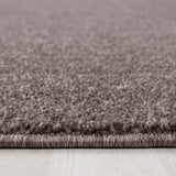 Brown Rug for Living Room Plain Solid Monochrome Soft Carpet Large XL Small Floor Area Mats