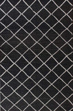 Black Rug Diamond Pattern Flat Weave Carpet Rug Living Room Kitchen Mat Hard-Wearing New