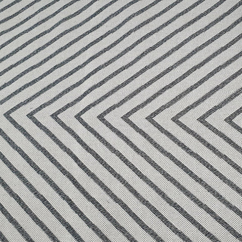 Сream Geometric Rug 100% Cotton Large Small Woven Carpet Grey Pattern Area Mat