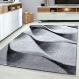 Grey Abstract Rug for Living Room Pattern Carpet Modern Bedroom Mats Small Large