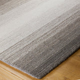 100% Wool Rug for Living Room Handwoven Bedroom Brown Cream 100% Wool Natual Carpet Mat