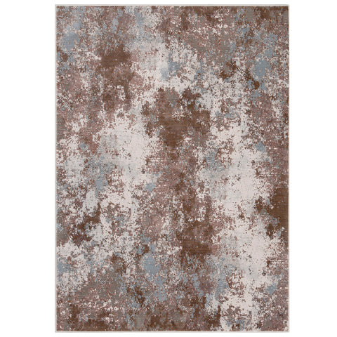 Abstract Rug Cream Pink Grey Colours Stylish Design Large Living Room Carpet