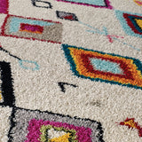 Boho Rug Cream Moroccan Berber Triabal Fluffy Shaggy Carpet Mat Soft Living Room Bedroom Mat