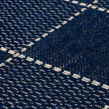 Living Room Navy Blue Rug Flat Weave Anti Slip Woven Carpet Modern Checked Pattern Plain Pattern Small Large Hall Runner Polypropylene Mat 40x60 50x80 60x110 60x180 60x230 80x150 120x160 160x225