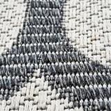Cream Grey Rug 100% Cotton Large Small Washable Carpet Flatweave Natural Mat