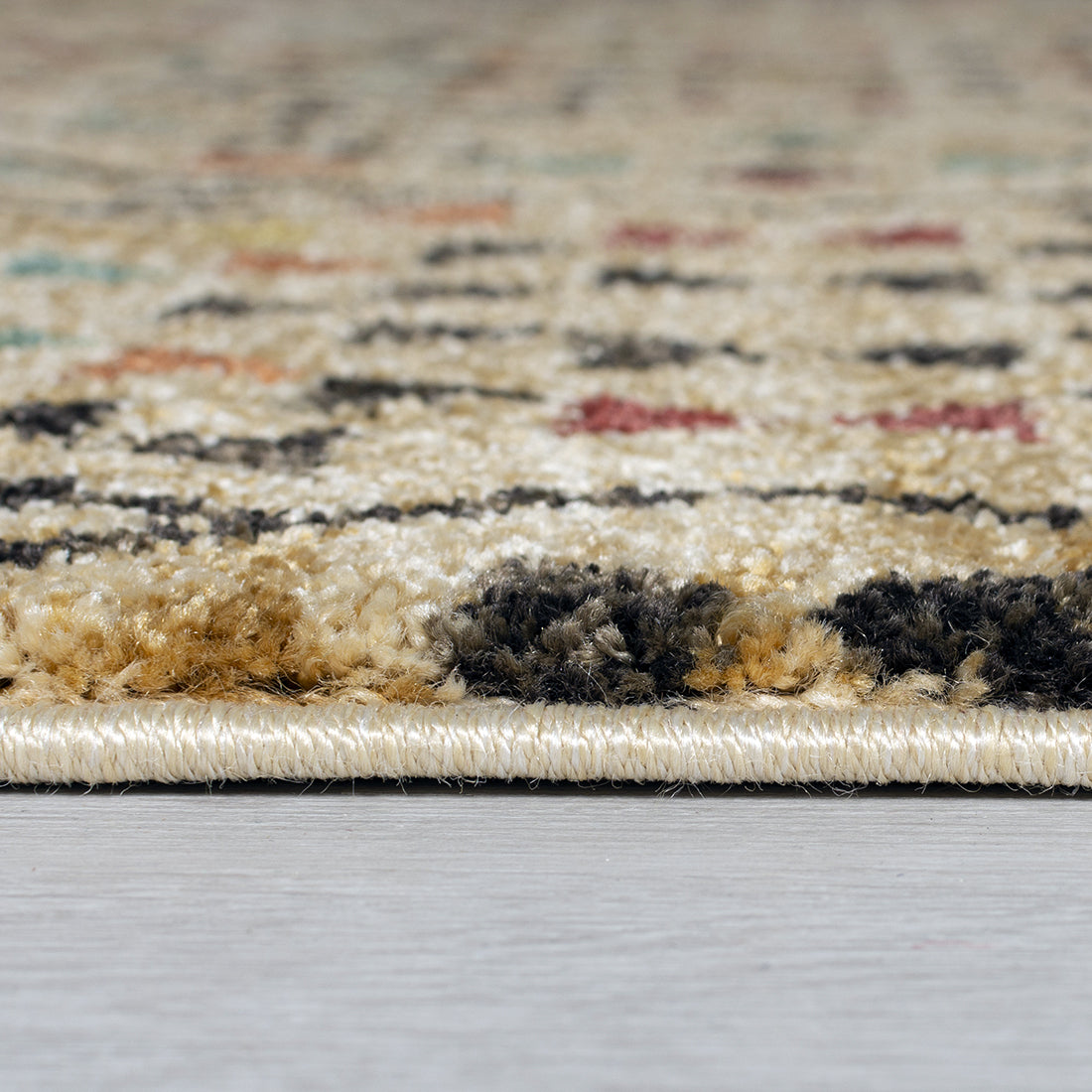 Cream Bedroom Rug Berber Multi Pattern Traditional Woven Small Large C ...