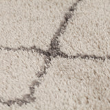 Cream Rug Short Pile Modern Pattern Woven Carpet Small X Large Bedroom Floor Mat