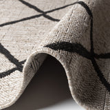 Flat Weave Kitchen Rug Grey Black Checkered Pattern Mats Hard Wearing New Carpet