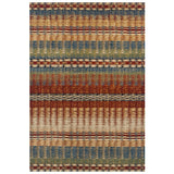 Striped Multicoloured Rug Colorful Carpet Floor Mat Large Small Runner