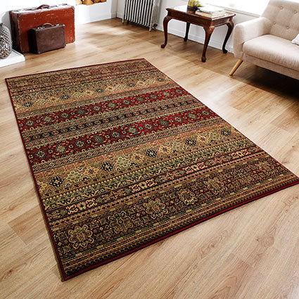 Oriental Rug Red Rust Beige Thick Heavy Large Small Runner Carpet Bedroom A