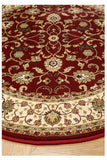 Vintage Oriental Rug Red Cream Green Thick Carpet Large XL Small Runner Carpet
