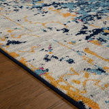 Distressed Rug Multicolour Large Small Living Room Bedroom Carpet