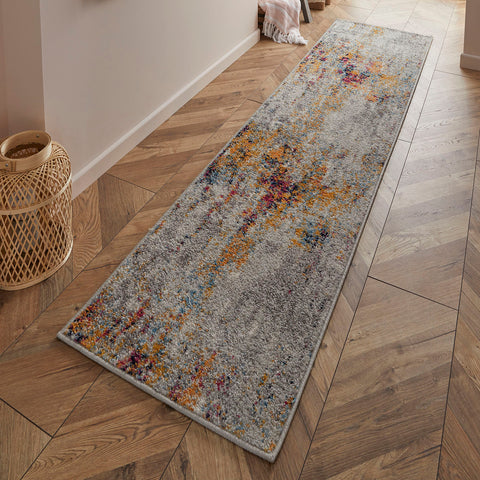 Distressed Runner Rug Long Carpet for Hallway Large Small Carpet Mat