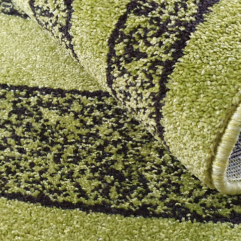 Green Rugs Patterned Modern Design Carpet Rug Living Room Bedroom Large 160x220