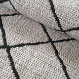 Silver Grey Black Rug Jute Look Flat Weave Hard Wearing Woven Carpet Modern Berber Pattern Small Large Hall Runner 60x230 80x150 80x250 120x170 160x230
