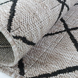 Silver Grey Black Rug Jute Look Flat Weave Hard Wearing Woven Carpet Modern Berber Pattern Small Large Hall Runner 60x230 80x150 80x250 120x170 160x230