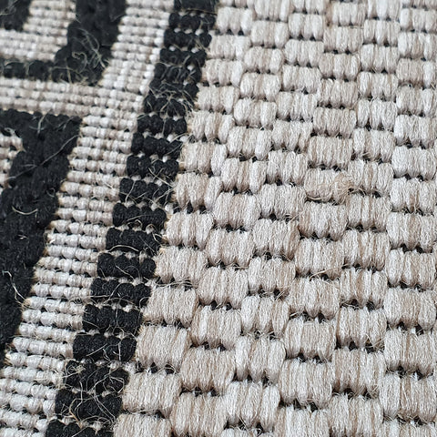 Silver Grey Black Rug Jute Look Flat Weave Hard Wearing Woven Carpet Modern Bordered Pattern Small Large Hall Runner 60x230 80x150 80x250 120x170 160x230