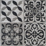Grey Trellis Rugs Flat Weave Woven Black Patterned Rugs Kitchen Dining Room Hallway Area Mats