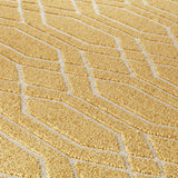 Outdoor Rug Plastic for Garden Patio Teracce Yellow Moroccan Trellis Mat 