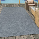 Indoor Outdoor Rug Modern Anthracite Floor Carpet Small Large Hard Wearing Mats