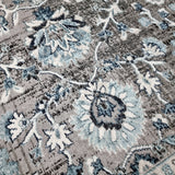 Traditional Rug Grey Blue Oriental Pattern Large Small Floral Bedroom Carpet Mat