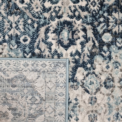 Vintage Oriental Rug Grey Blue Large Small Traditional Modern Bedroom Carpet Mat