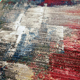 Designer Abstract Rug Distressed Multicoloured Colourful Carpet  Large Small Runner Living Room Bedroom Area Mat