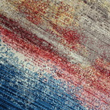 Distressed Rug Abstract Multicoloured Carpet Large Small Runner Living Room Mat
