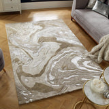 Modern Rug Beige Marble Pattern Large Small Hall Hallway Runner Soft Carpet Mat
