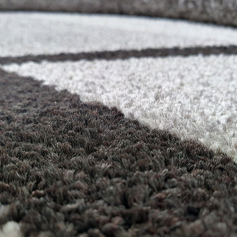 Modern Abstract Rug Grey Ivory Designer Carpet Small Large Living Room Floor Mat