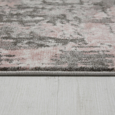 Pink Grey Rug Oil Painting Abstract Mat Small Large Bedroom Carpet Contemporary Modern Patterned Carpet Living Room Bedroom Area Lounge Mats Woven Polypropylene Heatset Short Low Pile 120x170 160x230 80x150