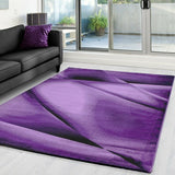 Modern Purple Rug for Living Room Abstract Pattern Mat Lounge Floor Carpets Hall