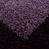 Purple Rug Modern Shaggy Floor Lila Carpet Soft Fluffy Living Room Area Mat New