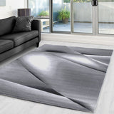 Silver Grey Abstract Rug Small X Large Modern Pattern Carpet Bedroom Floor Mats