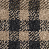 Tartan Checkered Rug Beige Natural Colour Patterned Carpet Small Extra Large Modern Bedroom Hallway Runner Mat Geometric Living Room Area Lounge Woven Short Pile Contemporary Floor New