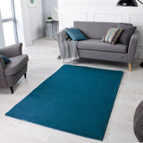 Teal Rug Super Soft Blue Plain Living Room Bedroom Carpet Short Pile Area Mat