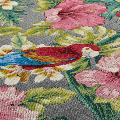Outdoor Rug Birds Flowers Floral Tropical Carpet for Decking Garden Patio Multicoloured Mat