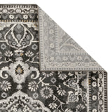 Traditional Oriental Rug Charcoal Grey Mustard Large Small Runner Floor Hall Mat