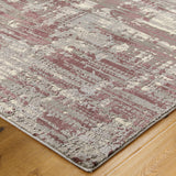 Modern Abstract Rug Grey Mauve Living Room Area Carpet Large Small Runner Mats