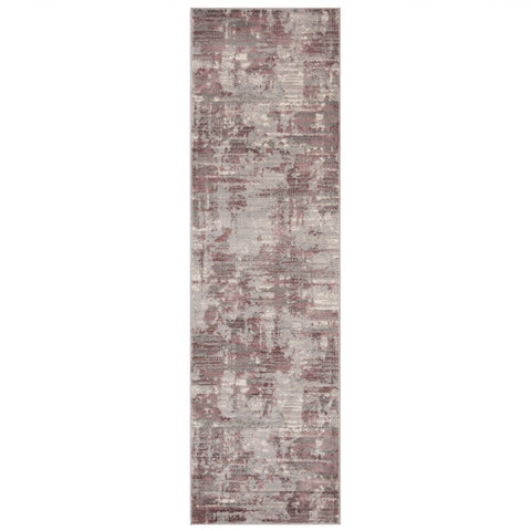 Modern Abstract Rug Grey Mauve Living Room Area Carpet Large Small Runner Mats