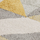 Grey Yellow Ochre Rug Geometric Long Runner Woven Rug Small Extra Large Living Room Carpet New Mat