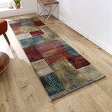 Multicoloured Runner Rug Hallway Carpet Colorful Mat Long Rugs for Living Room Bedroom 