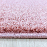 Blush Pink Rug Carpet Modern Pink Monochrome Living Room Bedroom Mat Large Small