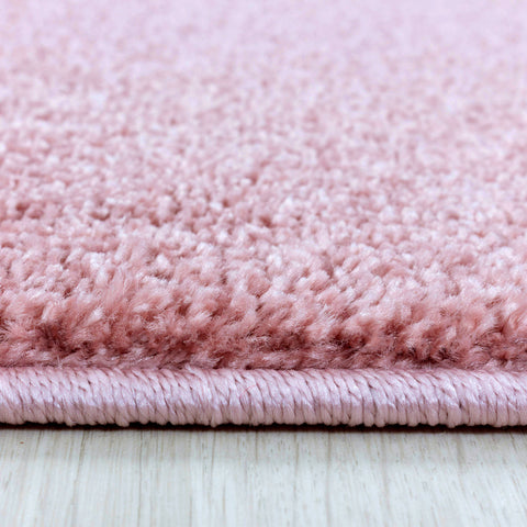 Blush Pink Rug Carpet Modern Pink Monochrome Living Room Bedroom Mat Large Small