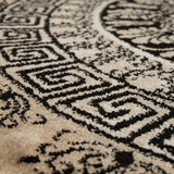 Oriental Rug Large Beige Colour Mandala Design Carpet for Living Room Runner Mat
